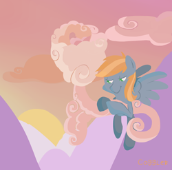 Size: 588x582 | Tagged: safe, artist:coggler, oc, oc only, pegasus, pony, solo