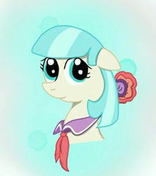 Size: 600x675 | Tagged: safe, artist:sdyfly, coco pommel, earth pony, pony, female, mare, solo, two toned mane