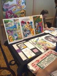 Size: 600x800 | Tagged: safe, artist:andypriceart, human, andy price, artist alley, babscon, convention, irl, irl human, photo