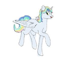 Size: 1356x1235 | Tagged: safe, artist:verbose, oc, oc only, oc:celestipants, crack shipping, joke oc, offspring, parent:fancypants, parent:princess celestia, solo