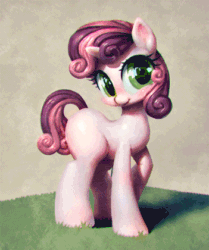 Size: 351x420 | Tagged: safe, artist:frali, sweetie belle, animated, pixiv, solo, tumblr, wip