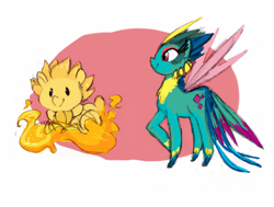 Size: 700x528 | Tagged: artist needed, safe, ponified, rise of the guardians, sandman, sandmane, tooth fairy, tooth flutterpony