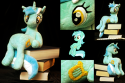 Size: 3636x2409 | Tagged: artist needed, safe, artist:whiteheather, lyra heartstrings, irl, photo, plushie