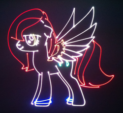 Size: 1290x1191 | Tagged: safe, artist:laserpon3, oc, oc only, pony creator, laser, photo, solo