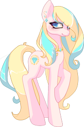 Size: 1024x1545 | Tagged: safe, artist:pyoo-kee-pony, oc, oc only, dark skyes, diamond bright, solo