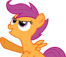 Size: 7603x6675 | Tagged: safe, artist:cloudyglow, scootaloo, pegasus, pony, absurd resolution, female, solo