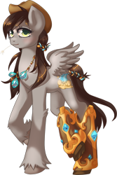 Size: 1024x1531 | Tagged: safe, artist:pyoo-kee-pony, oc, oc only, dark skyes, dusty waterfalls, solo, unshorn fetlocks