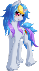 Size: 1024x1857 | Tagged: safe, artist:pyoo-kee-pony, starshine, oc, oc only, pony, unicorn, dark skyes, simple background, solo, transparent background, unshorn fetlocks