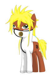 Size: 1750x2500 | Tagged: safe, artist:spectrumwave, bleach (manga), ponified, simple background, solo, tier harribel, white background