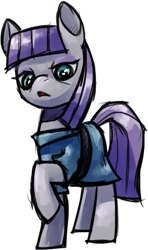 Size: 341x576 | Tagged: safe, artist:lunchwere, maud pie, earth pony, pony, maud pie (episode), clothes, female, mare, solo