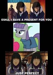 Size: 500x709 | Tagged: safe, maud pie, maud pie (episode), desna, eska, the legend of korra