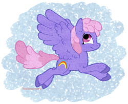 Size: 829x672 | Tagged: safe, artist:boonanners, rainbowshine, pegasus, pony, female, mare, solo, wings