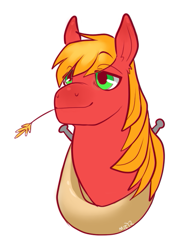 Size: 465x618 | Tagged: safe, artist:merriberry, big macintosh, earth pony, pony, male, solo, stallion