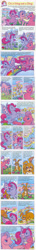 Size: 599x4202 | Tagged: safe, morning glory, sundance, sweet berry, wingsong, rabbit, g2, bed, canopy bed, chariot, comic, friendship gardens, harmony river, lullaby, musi-cal, music, on a wing and a song, rainbow, sleepy, sun sparkle, the land where music never sleeps, tired, trippy