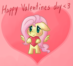 Size: 969x878 | Tagged: safe, artist:marindashy, pony, bipedal, fluttershy answers, heart, solo, tumblr, valentine's day