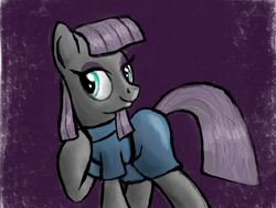 Size: 1600x1200 | Tagged: safe, artist:manfartwish, maud pie, earth pony, pony, maud pie (episode), clothes, female, mare, solo