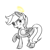 Size: 400x400 | Tagged: safe, artist:nerdponymod, derpibooru import, scootaloo, halo, raised leg, solo