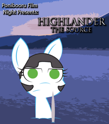 Size: 700x800 | Tagged: safe, artist:daisyhead, oc, oc only, oc:flicker, highlander, highlander: the source, ponibooru film night, solo