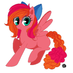 Size: 300x300 | Tagged: safe, artist:gingersnaap, derpibooru import, oc, oc only, oc:fire heart, blank flank, simple background, solo, transparent background