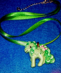 Size: 432x515 | Tagged: safe, artist:barbeddragon, derpibooru import, medley, g1, irl, pendant, photo, solo