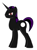 Size: 435x589 | Tagged: safe, derpibooru import, oc, oc only, oc:malevolence, pony, unicorn, pony creator, description is relevant, donut steel, grumpy, hole, order, red eyes, solo, spirit