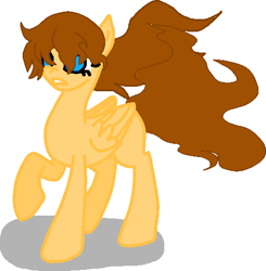 Size: 460x469 | Tagged: safe, artist:mlploverandsoniclover, oc, oc only, pony, blank flank, female, mare, solo