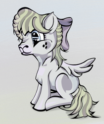 Size: 1089x1298 | Tagged: safe, artist:lulilulilaj, derpibooru import, oc, oc only, blank flank, cute, filly, solo