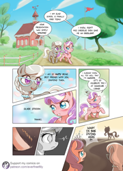 Size: 1536x2136 | Tagged: safe, artist:almaska, derpibooru import, diamond tiara, silver spoon, comic:everfree filly, comic