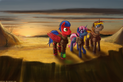 Size: 4200x2800 | Tagged: safe, artist:pantzar, derpibooru import, oc, oc only, fallout equestria