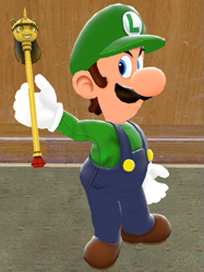 Size: 441x591 | Tagged: safe, derpibooru import, 3d, gmod, luigi, luigi's death stare, mario kart 8, meme, nintendo, solo, super mario bros., twilight scepter