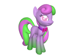 Size: 1024x768 | Tagged: safe, artist:melodysartist, derpibooru import, oc, oc only, oc:pink flower, earth pony, pony, 3d, adoptable, bowtie, gradient hooves, solo