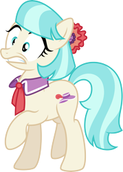 Size: 5009x6993 | Tagged: safe, artist:claritea, coco pommel, rarity takes manehattan, absurd resolution, simple background, solo, transparent background, vector