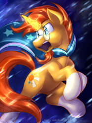 Size: 1865x2500 | Tagged: safe, artist:dripponi, artist:lattynskit, sunburst, pony, unicorn, the crystalling, male, solo