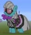 Size: 402x443 | Tagged: safe, derpibooru import, photo finish, minecraft, minecraft pixel art, pixel art