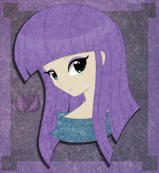 Size: 900x977 | Tagged: safe, artist:raininess, maud pie, human, maud pie (episode), anime, humanized, solo