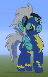 Size: 287x459 | Tagged: safe, derpibooru import, fleetfoot, minecraft, minecraft pixel art, pixel art, solo