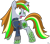 Size: 1024x904 | Tagged: safe, artist:starlessnight22, derpibooru import, oc, oc only, oc:littlepip, pony, unicorn, fallout equestria, clothes, cutie mark, fallout, fanfic, fanfic art, female, hooves, horn, mare, open mouth, pipbuck, rainbow power, rainbow power-ified, simple background, solo, transparent background, vault suit