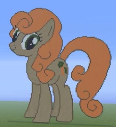 Size: 419x459 | Tagged: safe, derpibooru import, carrot top, golden harvest, minecraft, minecraft pixel art, pixel art