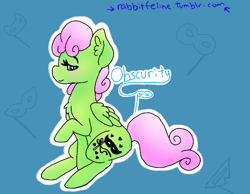 Size: 488x379 | Tagged: safe, artist:bunnycat, derpibooru import, pegasus, pony, 30 minute art challenge, background pony, mask, obscurity