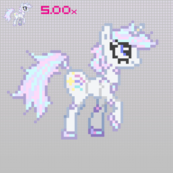 Size: 320x320 | Tagged: safe, artist:great-5, artist:root-beer-king, derpibooru import, oc, oc only, oc:stargazer, desktop ponies, lightmare, lightmare chronicles, pixel art, solo, sprite, wip