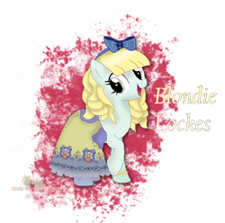 Size: 596x592 | Tagged: safe, derpibooru import, blondie lockes, ever after high, ponified, solo