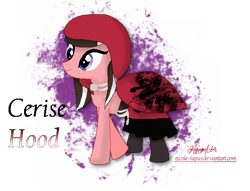 Size: 644x492 | Tagged: safe, derpibooru import, cerise hood, ever after high, ponified, solo