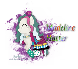 Size: 591x524 | Tagged: safe, derpibooru import, ever after high, maddie, madeline hatter, ponified, solo