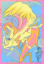 Size: 682x1000 | Tagged: safe, artist:mistressdragonrider, derpibooru import, oc, oc only, oc:ariona, alicorn, pony, alicorn oc, solo