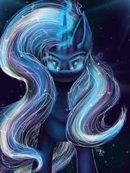 Size: 768x1024 | Tagged: safe, artist:3batterycrowel, derpibooru import, nightmare rarity, pony, unicorn, female, mare, solo