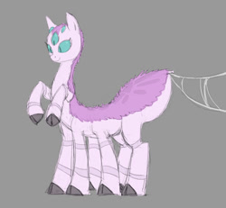 Size: 815x752 | Tagged: safe, artist:carnifex, monster pony, original species, spiderpony, spider web, unshorn fetlocks