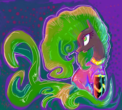 Size: 1000x900 | Tagged: safe, artist:staticdragon1, derpibooru import, mane-iac, pony, mane, solo