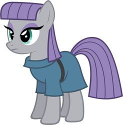 Size: 1364x1389 | Tagged: safe, artist:zacatron94, derpibooru import, maud pie, simple background, solo, transparent background, vector