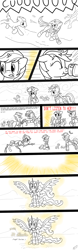 Size: 1000x3208 | Tagged: safe, artist:brisineo, derpibooru import, oc, oc:blackjack, oc:p-21, oc:rampage, alicorn, cyborg, pony, unicorn, fallout equestria, fallout equestria: project horizons, alicorn oc, comic, crossover, general grievous, star wars