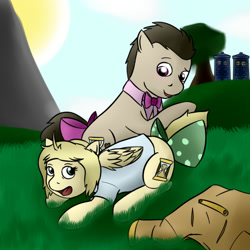 Size: 600x600 | Tagged: safe, artist:samofbob, doctor whooves, oc, pegasus, pony, female, mare, simple background